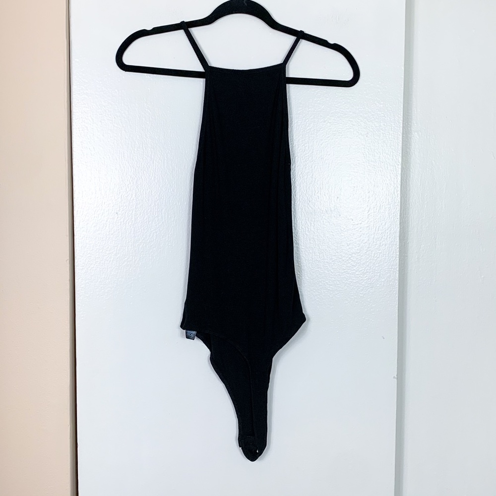ASOS Black High Neck Sleeveless Bodysuit - Picture 5 of 6